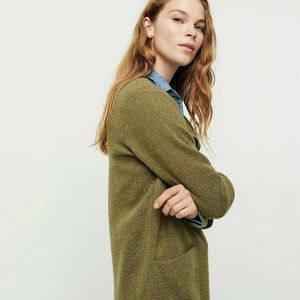 JCrew Juliette Collarless Sweater-Blazer